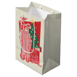 Sac Cadeau Moyen Une histoire de Noël   Lapin De Pâques Dérangé