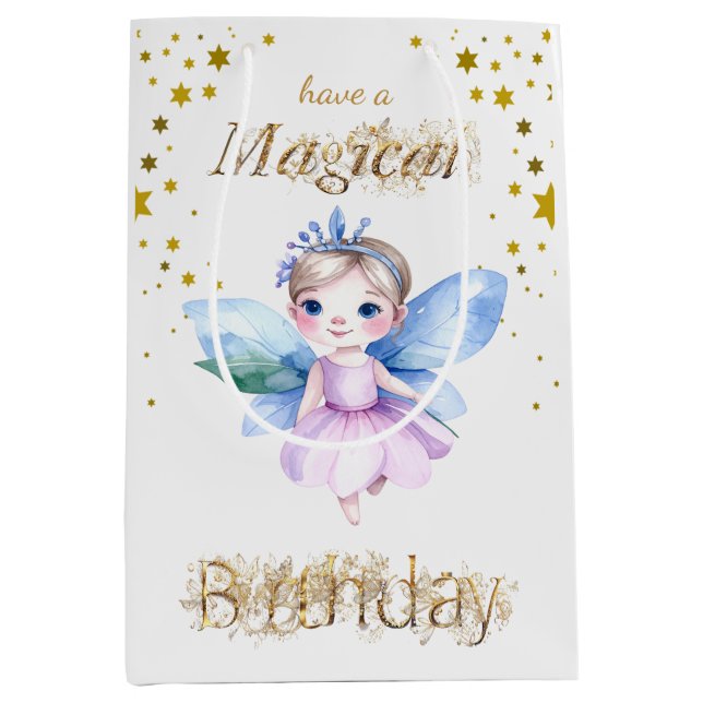 Sac Cadeau Moyen Une magie magique magique fête d'anniversaire (Devant)