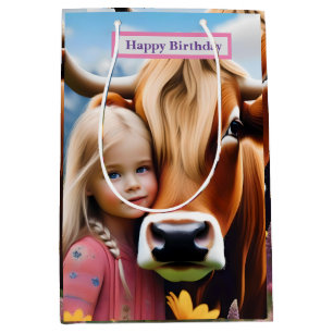 Sac Cadeau Moyen **"Une obligation des Highlands : un enfant et sa