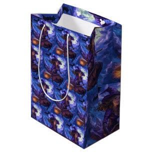 Sac Cadeau Moyen Une sorcière d'Halloween amusante