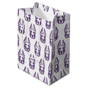 Sac Cadeau Moyen Université d'Albany Chef de la mascotte Great Dane