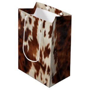 Sac Cadeau Moyen Vachette de l'Ouest à la crème Brown