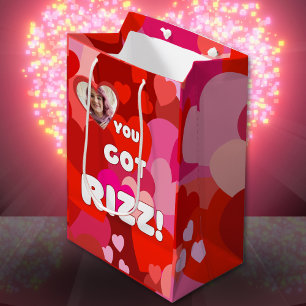 Sac Cadeau Moyen Valentine Heart Pop