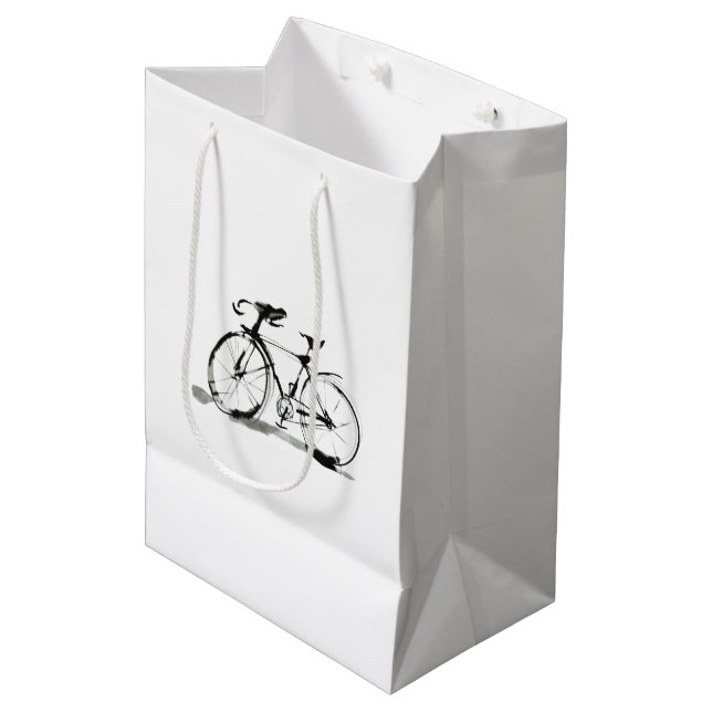 Sac Cadeau Moyen Vélo (Devant Angle)