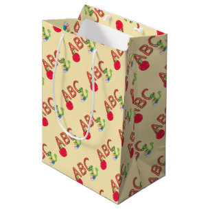 Sac Cadeau Moyen Ver de livre ABC
