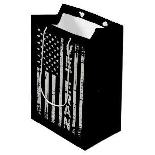Sac Cadeau Moyen Vétéran Drapeau Américain Armée Américaine Patriot