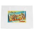 Vieux souvenir de Vintage voyage de Detroit