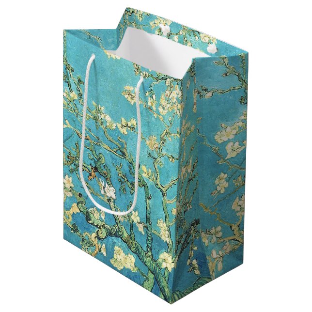 Sac Cadeau Moyen Vincent van Gogh Blossomong Aramande (Devant Angle)