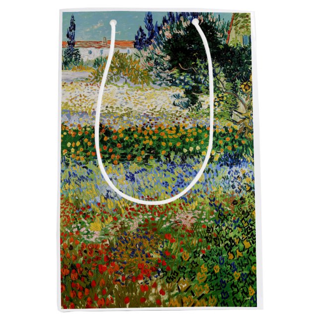 Sac Cadeau Moyen Vincent van Gogh - Flower Garden (Devant)
