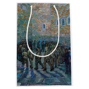 Sac Cadeau Moyen Vincent van Gogh - La cour de la prison