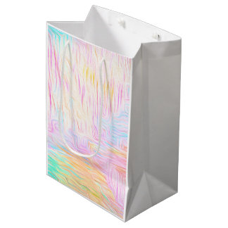Sac Cadeau Moyen Vintage Boho Fantasy – Ethereal Pattern Gift Bag