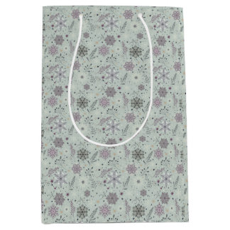 Sac Cadeau Moyen Vintage Snow