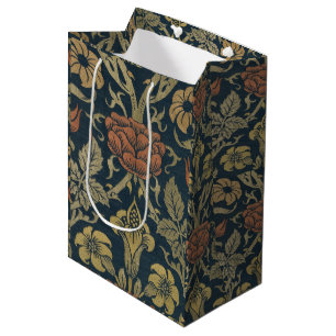 Sac Cadeau Moyen Vintage William Morris Rose et Lily