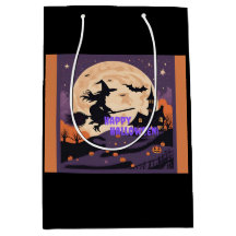 Vol de sorcière de nuit hantée