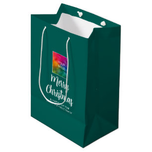 Sac Cadeau Moyen Votre propre logo d'image de texte Modèle de Joyeu