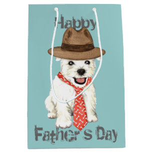 Sac Cadeau Moyen Westie Papa