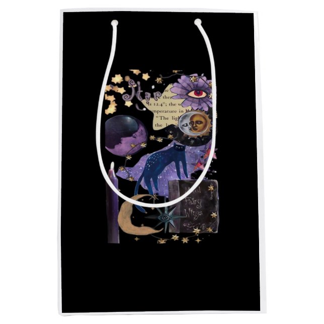 Sac Cadeau Moyen Whimsigoth esthétique 90s (Devant)