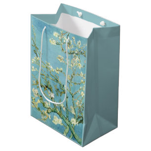 Sac Cadeau Moyen White almond blossom by Vincent Van Gogh