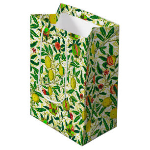 Sac Cadeau Moyen William Morris Fruit exotique, Citron jaune
