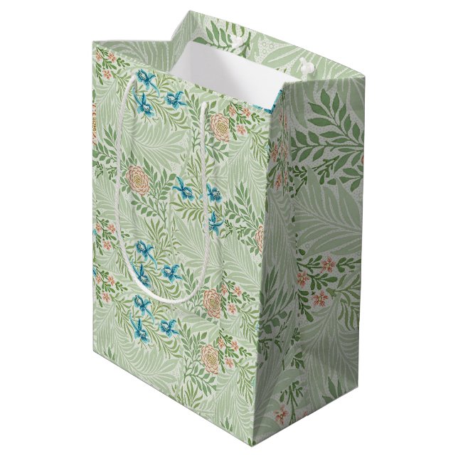 Sac Cadeau Moyen William Morris Larkspur (Dos Angle)