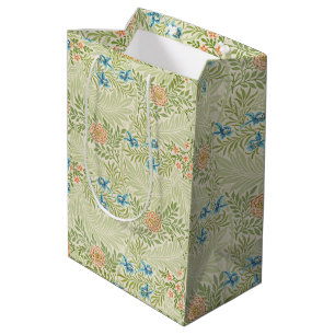 Sac Cadeau Moyen William Morris Larkspur Motif floral