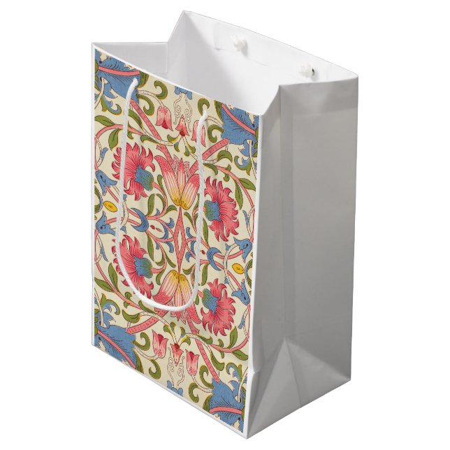 Sac Cadeau Moyen William Morris Lodden Spring Wallpaper Art (Devant Angle)