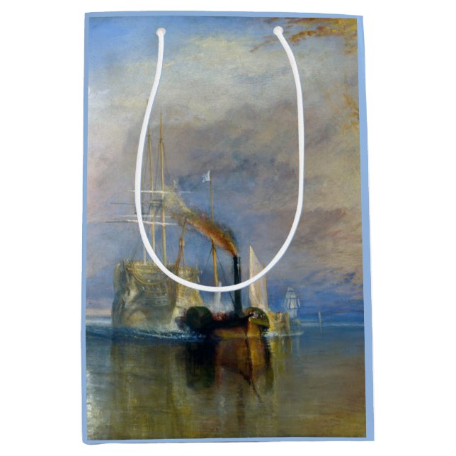 Sac Cadeau Moyen William Turner - Le Temeraire de combat (Devant)
