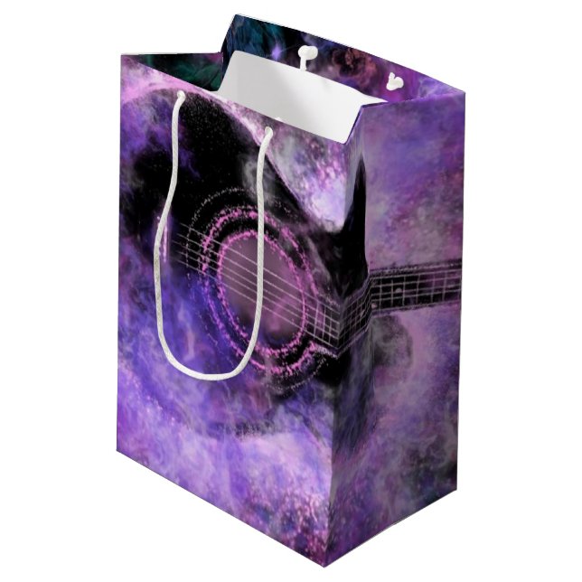 Sac Cadeau Musique de Guitare Rock N Roll (Dos Angle)