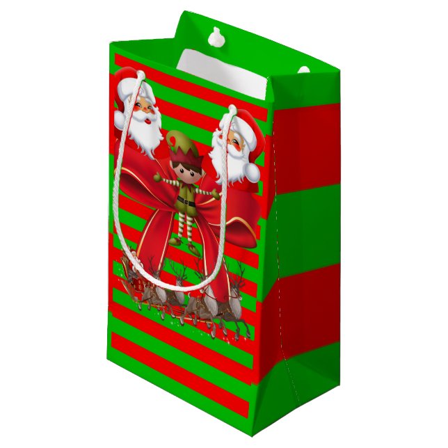Sac cadeau Noël (Devant Angle)