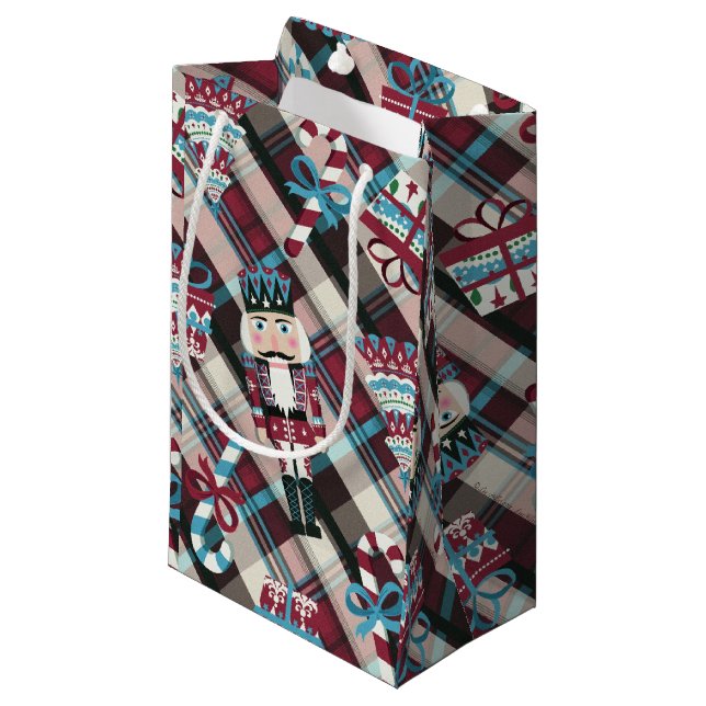 Sac cadeau Noël Panier (Devant Angle)