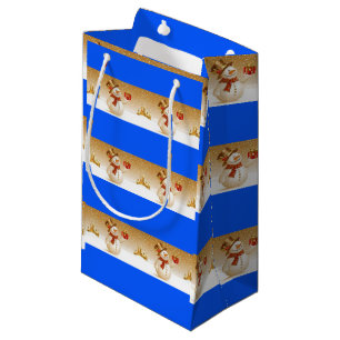 Sac cadeau Noël Snowman