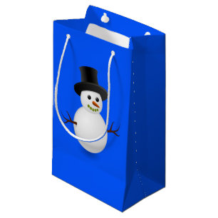 Sac cadeau Noël Snowman