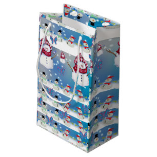 Sac cadeau Noël Snowman