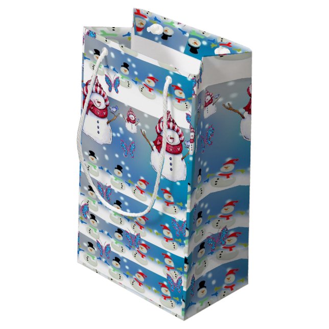 Sac cadeau Noël Snowman (Dos Angle)