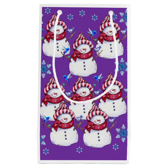 Sac cadeau Noël Snowman (Devant)
