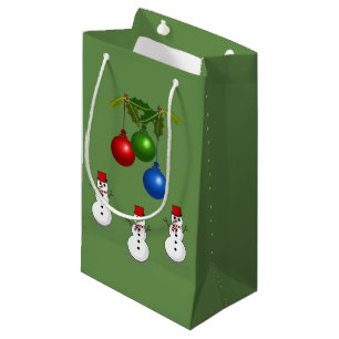 Sac cadeau Noël Snowman