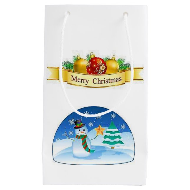 Sac cadeau Noël Snowman (Devant)