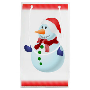 Sac cadeau Noël Snowman