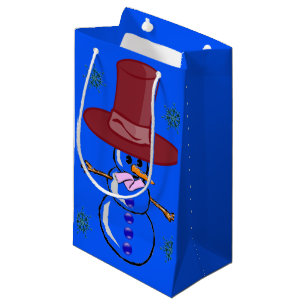 Sac cadeau Noël Snowman
