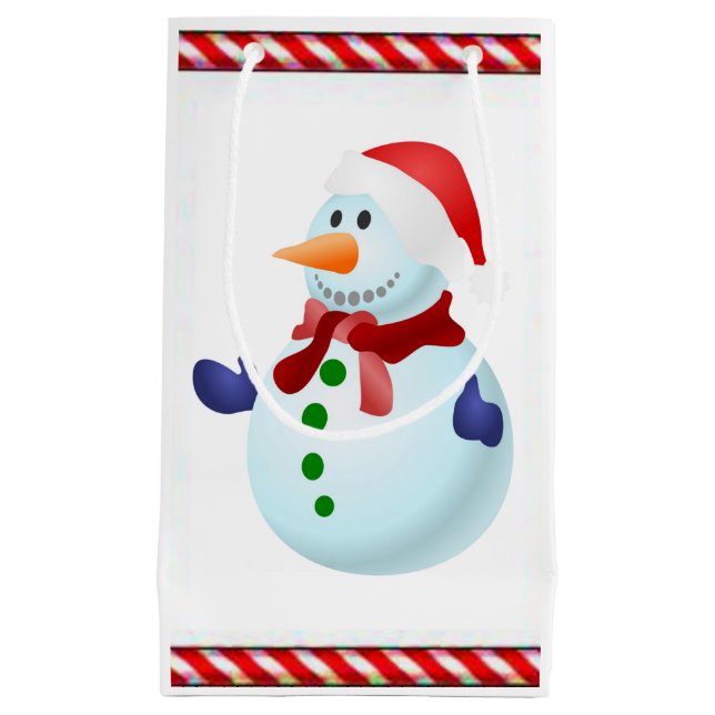 Sac cadeau Noël Snowman (Devant)