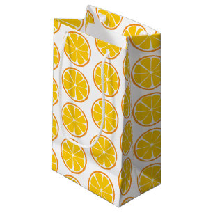 Sac Cadeau Orange Citrus d'été - SM/MED/WINE