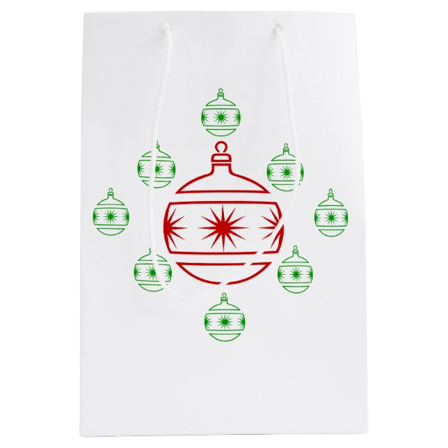 Sac cadeau - Ornements de vacances (Devant)