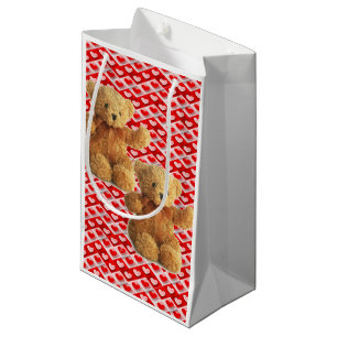 Sac cadeau Ours en peluche de Saint-Valentin