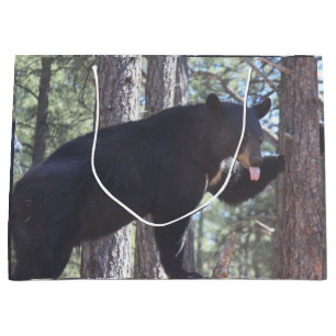 Sac cadeau Ours Noir