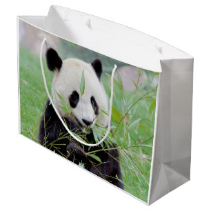 Sac cadeau Panda géant photo, animaux 0185.