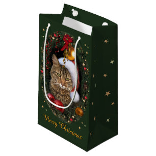 Sac cadeau père Noël Cat