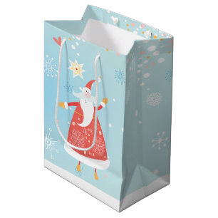 Sac cadeau père Noël n'Snowman