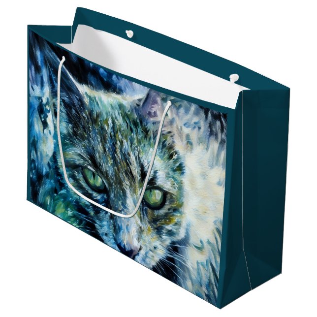 Sac cadeau personnalisé étonnant - Petit, brillant (Devant Angle)