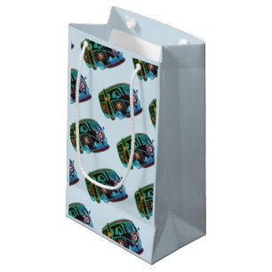 Sac cadeau personnalisé Hippie Van Art