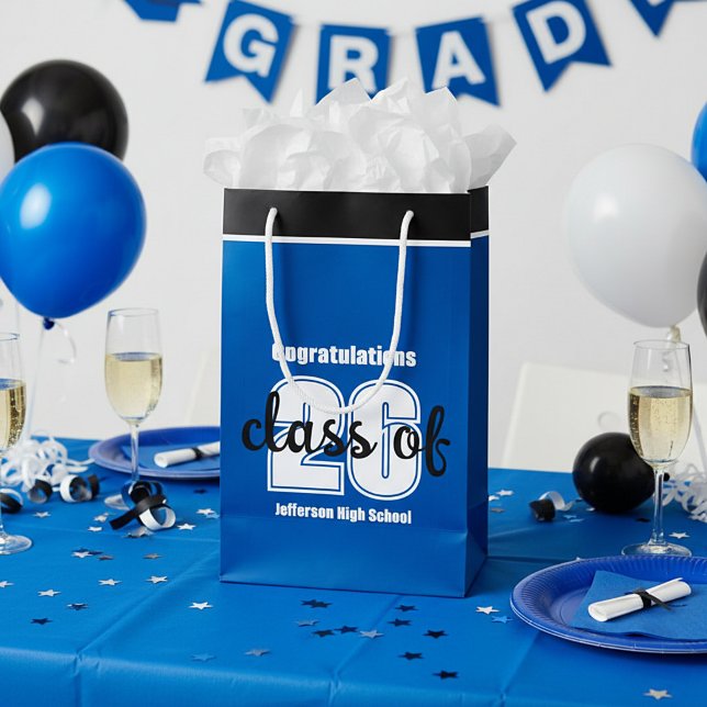 Sac cadeau personnalisé pour la remise des diplôme (Créateur téléchargé)